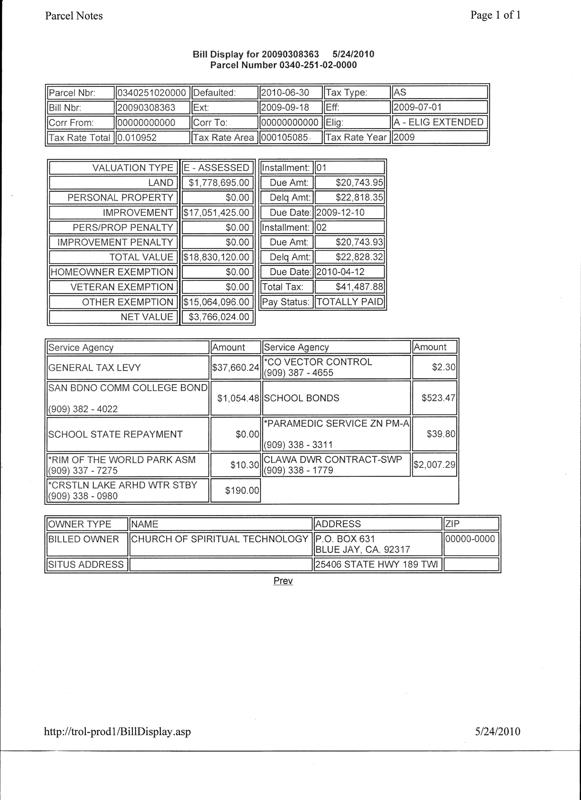 County Of San Bernardino Property Tax Reduction