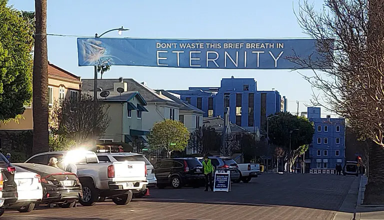 scientology banner kaiser permanente vaccine