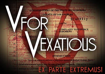 v for vexatious trial