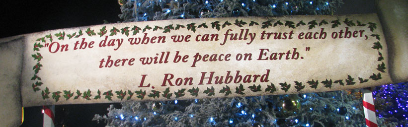 l ron hubbard christmas saying