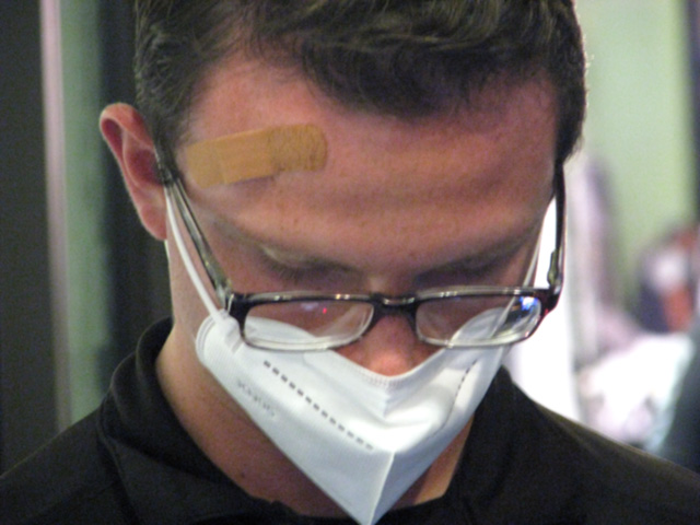 scientology guard captain handsome band aide