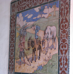 painted spanish tile