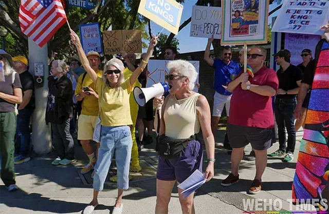 no kings protest oct 2025 lauren meister weho