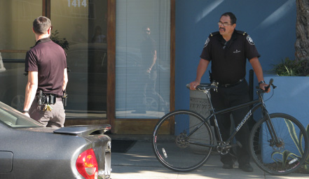 scientology guards odo huber and roy