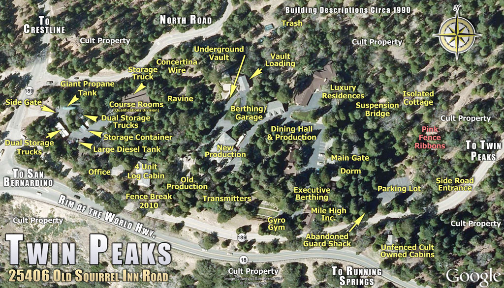 scientology twin peaks map secret base 25406 old squirrel inn road